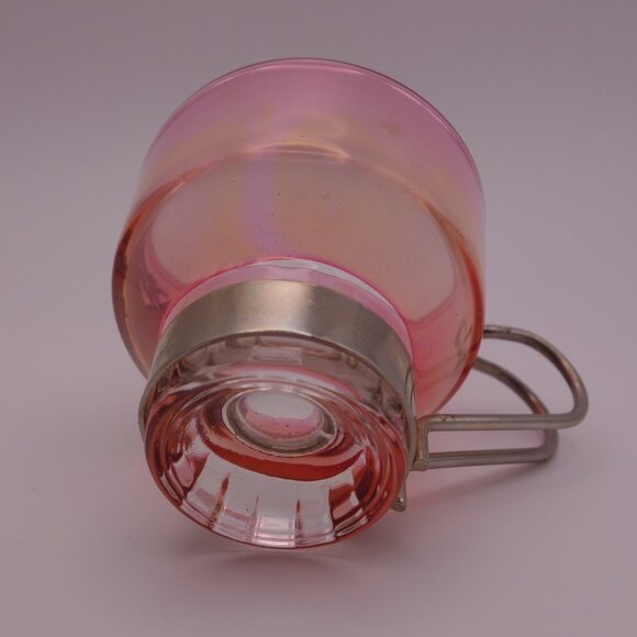 Set of Six(6) Roma Scene Glass Cups with Metal Handles - Picture 11 of 14